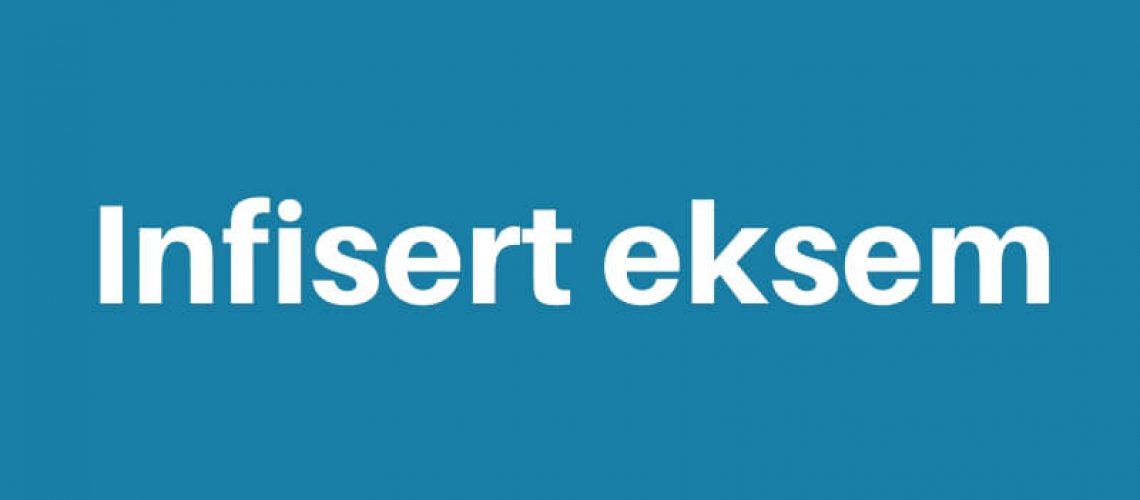 Infisert eksemd